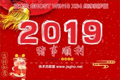 技術(shù)員 Ghost Win10 x64 賀歲純凈版201901