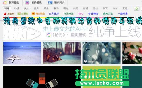 搜狗壁紙中自動轉(zhuǎn)換功能的使用與取消