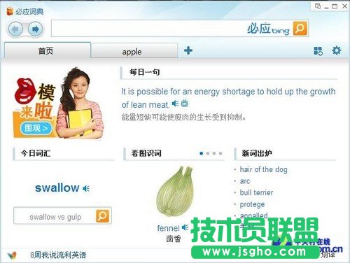 美女教你說英語(yǔ)!必應(yīng)詞典打造純正口語(yǔ) 