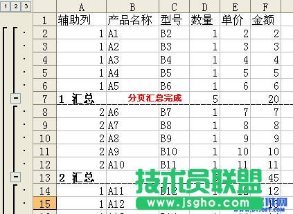 Excel自動(dòng)分頁小計(jì)怎么用？