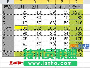 Excel表格怎樣批量輸入求和公式？